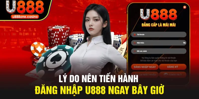 Lý do nên tiến hành đăng nhập U888 ngay bây giờ