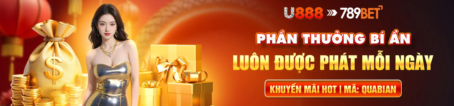 Phần thưởng bí ẩn luôn được phát mỗi ngày ( Khuyến mãi hot | Mã: QUABIAN )